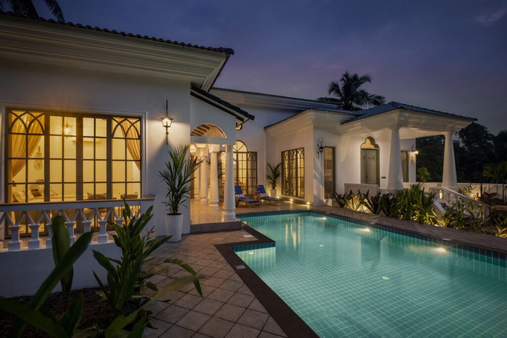 luxury villas in north goa with private pool